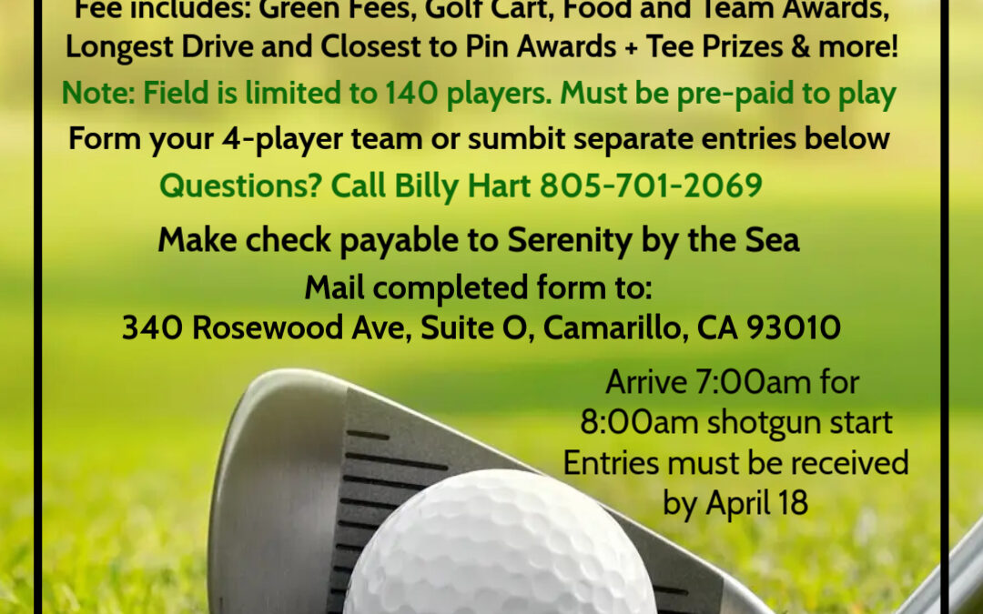 Serenity by the Sea GOLF TOURNAMENT!
